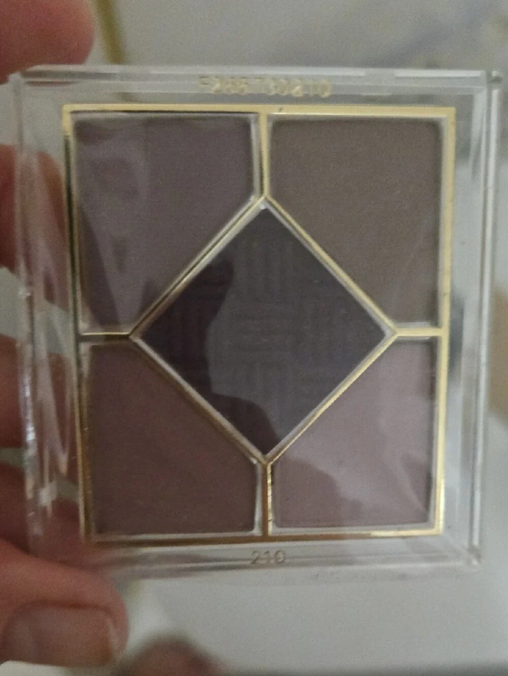 Dior bundle 5-Color Eyeshadow Palette in Green & Brn Shades and Refill In Mauve